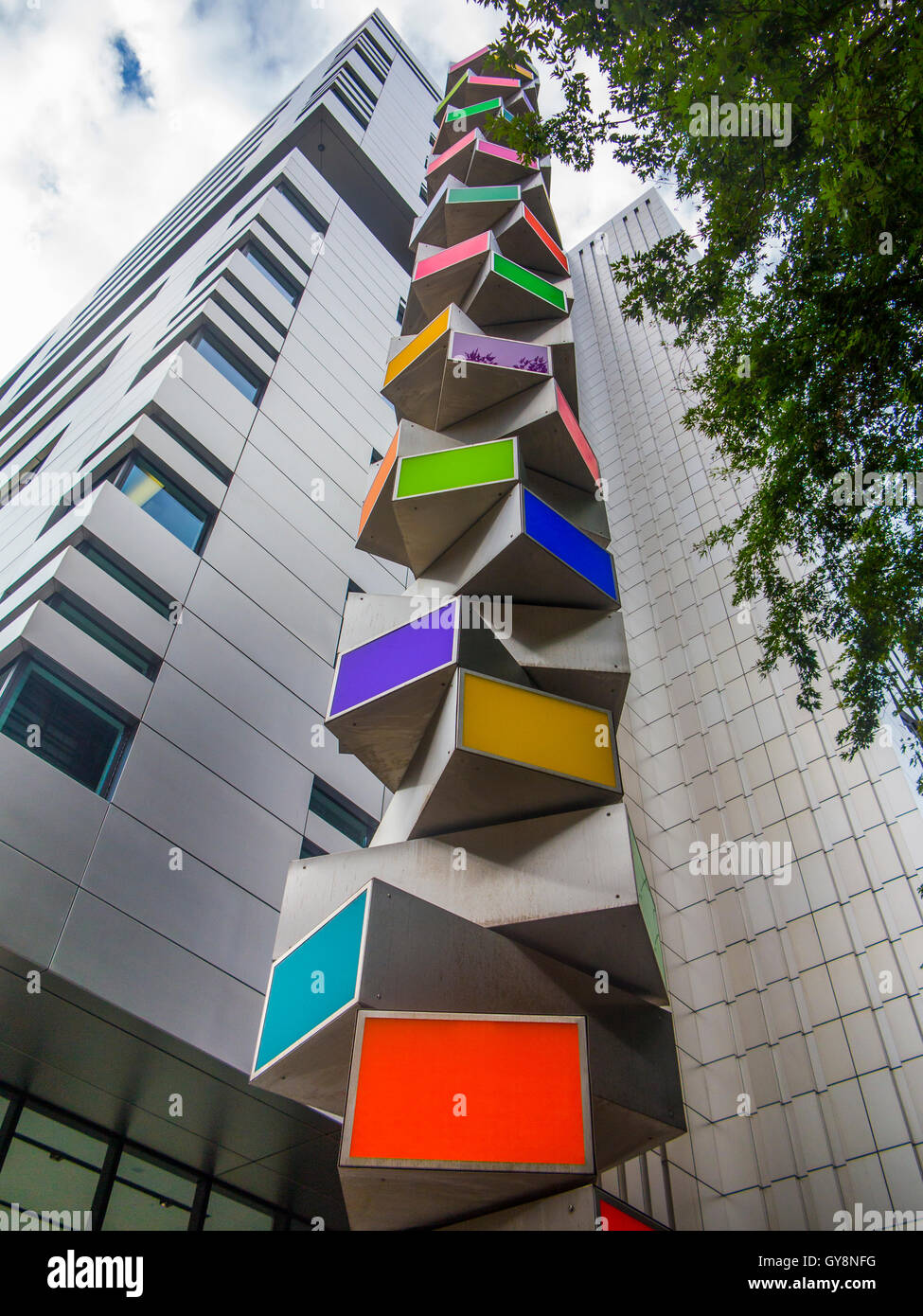 Chromorama-Kunst-Skulptur von David Batchelor Stockfoto