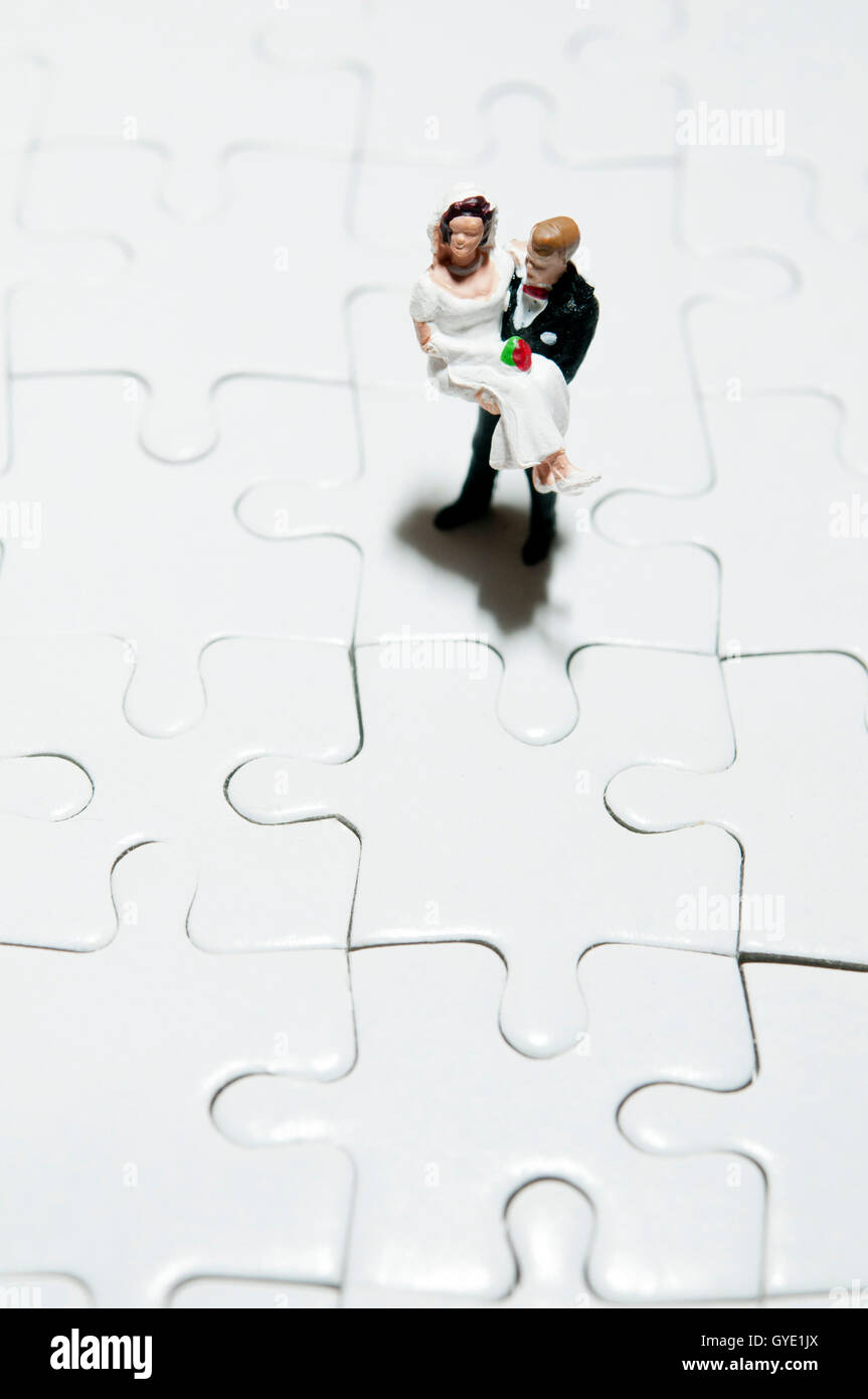 Ehe-Probleme und Herausforderungen-Konzept Stockfoto