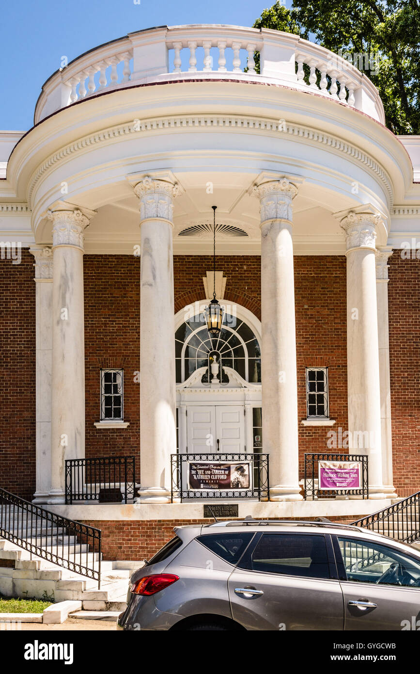 Albemarle Charlottesville Historical Society McIntire öffentliche Bibliothek Gebäude 200 Second Street, Charlottesville, VA Stockfoto