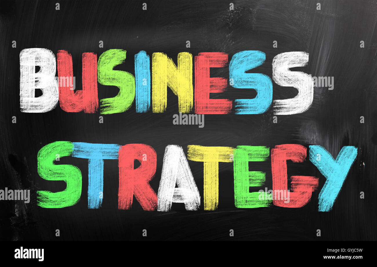 Business-Strategie-Konzept Stockfoto