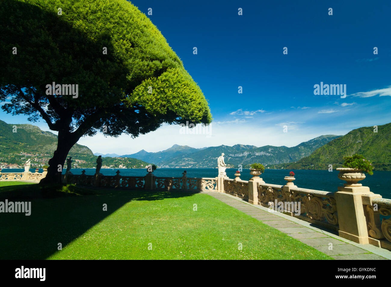 Italien, Lombardei, Comer See, Lenno, Balbianello Villa, Garten im