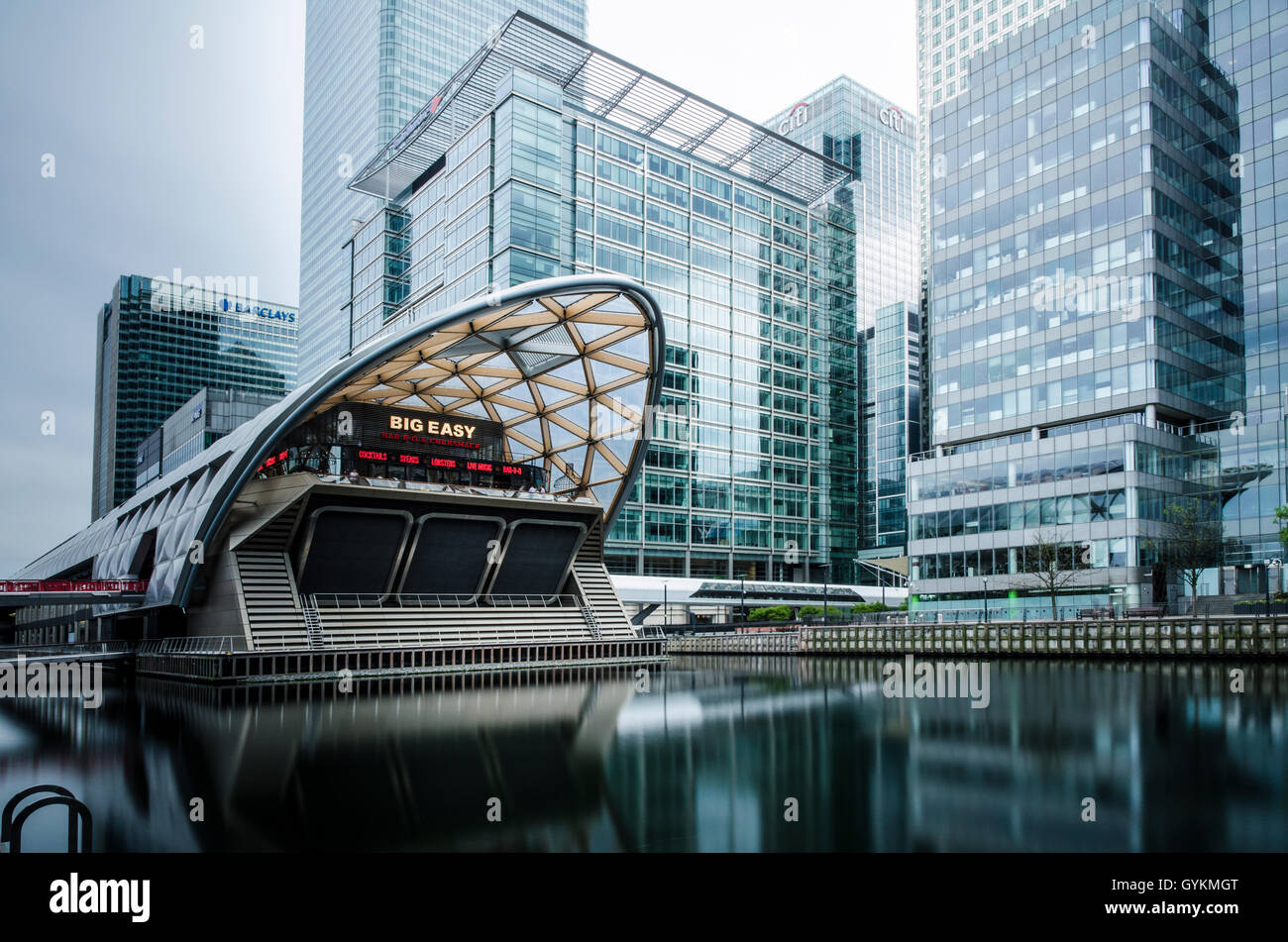 Canary Wharf Crossrail-Bahnhof Stockfoto