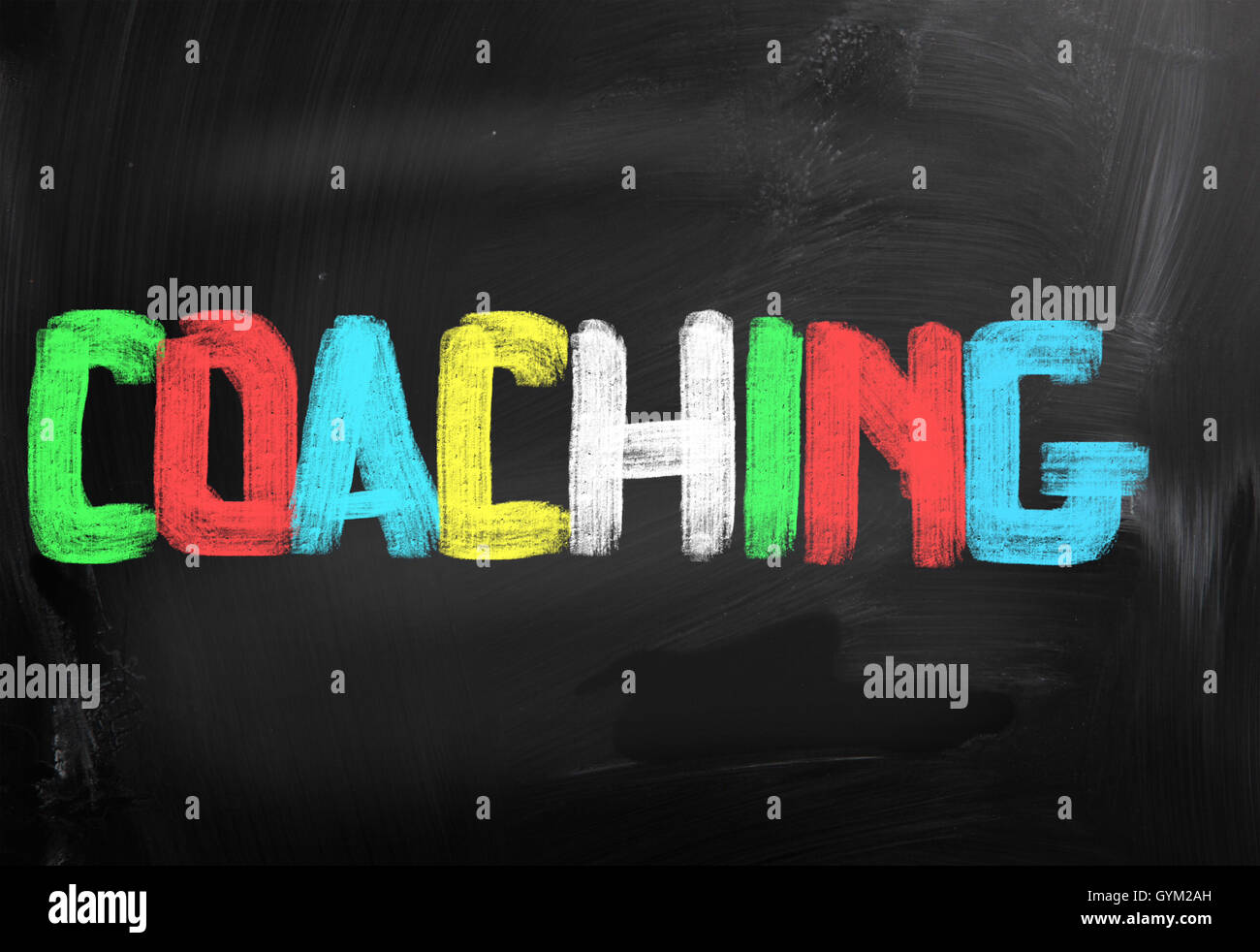 Coaching-Konzept Stockfoto
