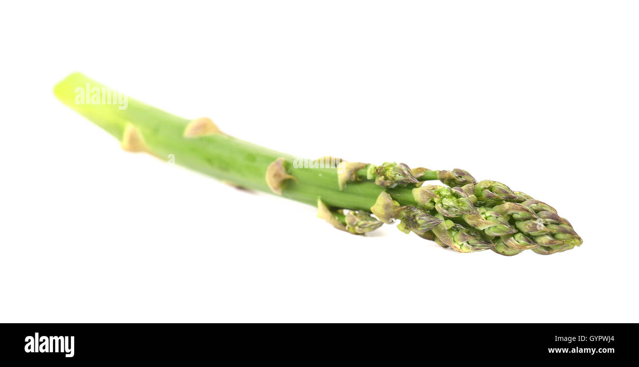 Nahaufnahme von frischem Spargel. Stockfoto