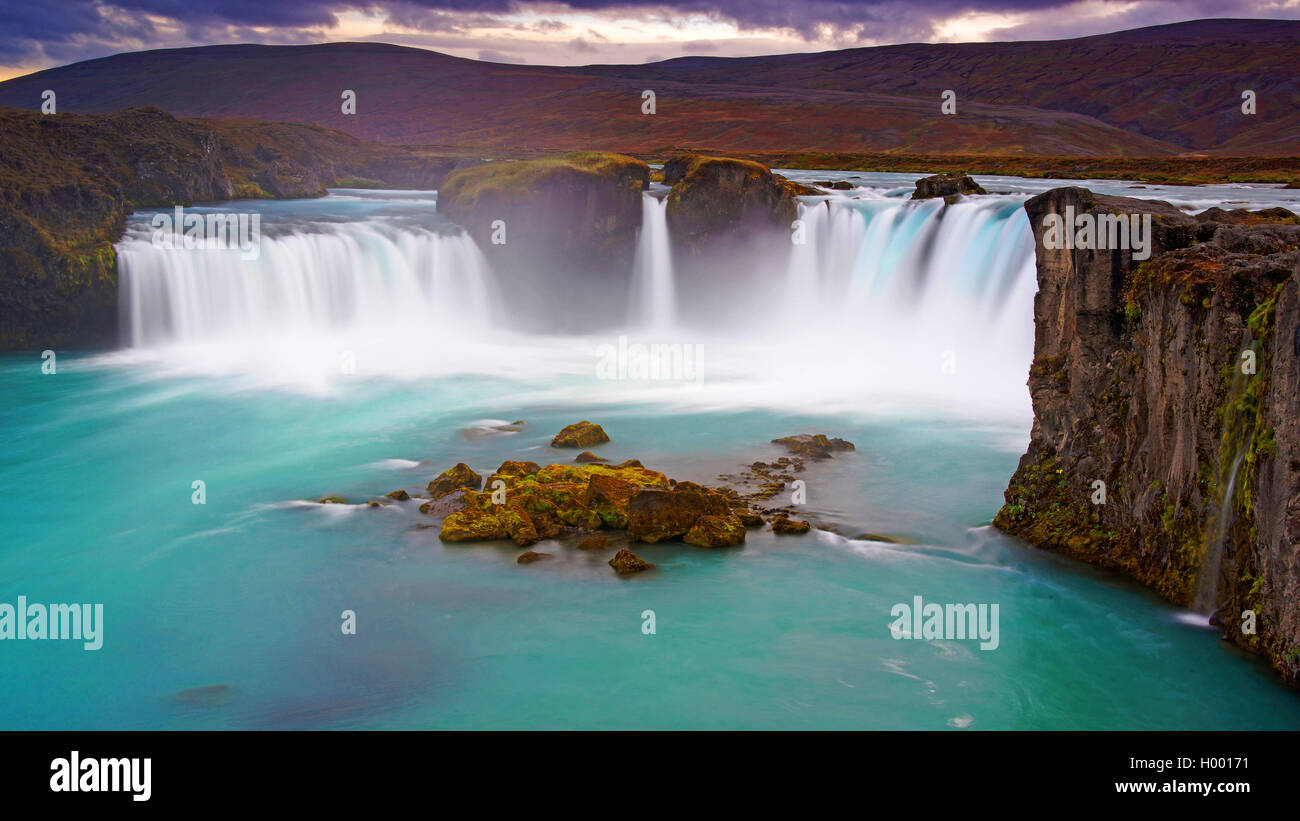 Godafoss im Herbst, Island Stockfoto