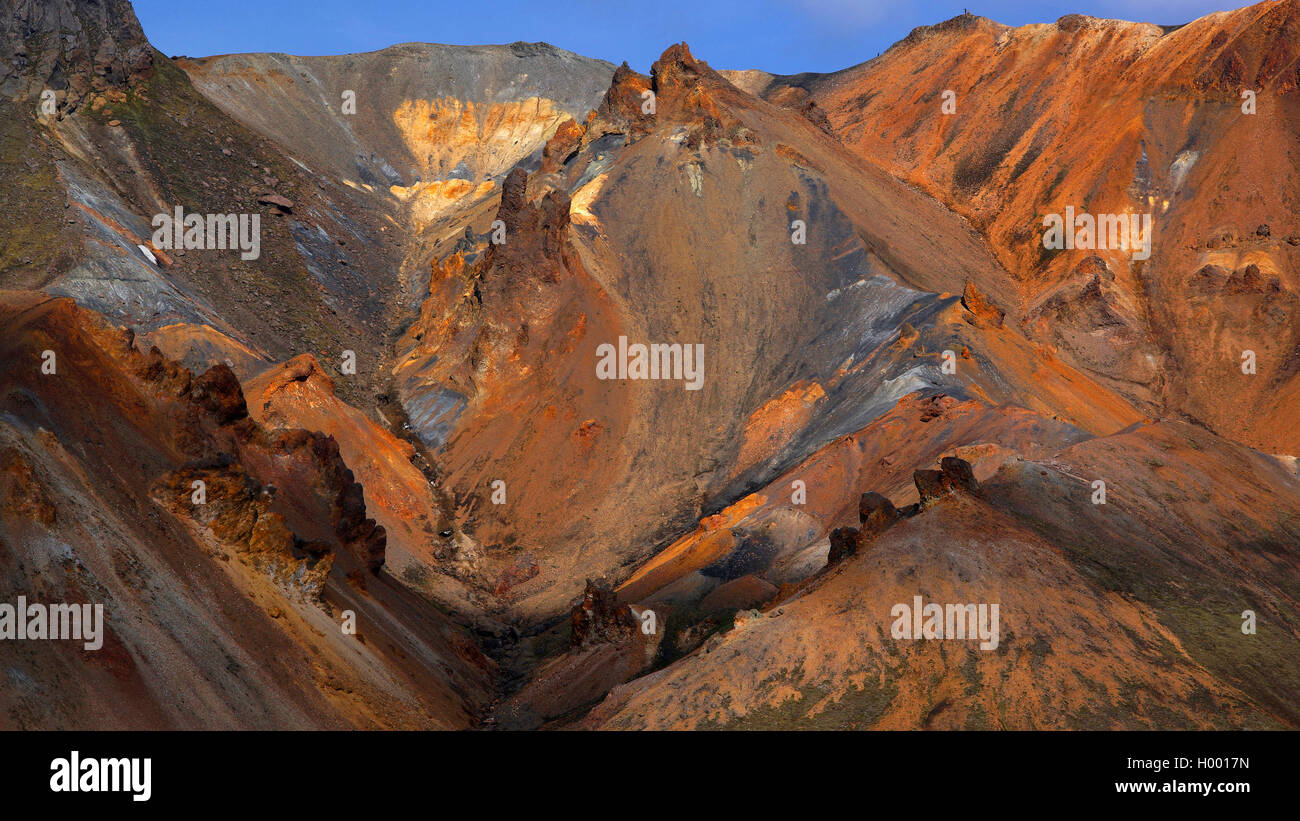 Landmannalaugar vulkanischen Gebirgskette, Island Stockfoto