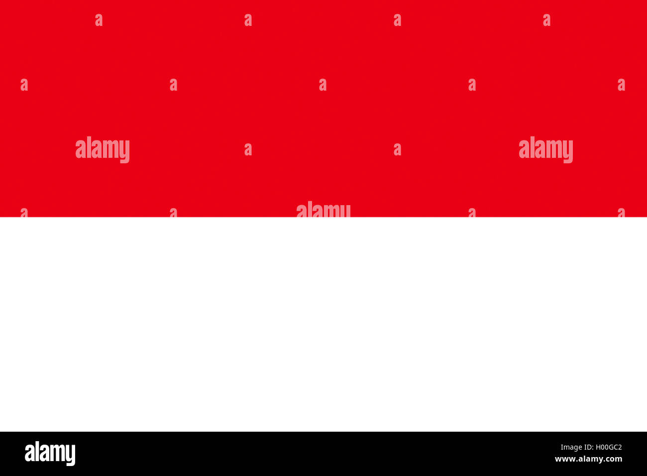Flagge von Indonesien, Indonesien Stockfoto