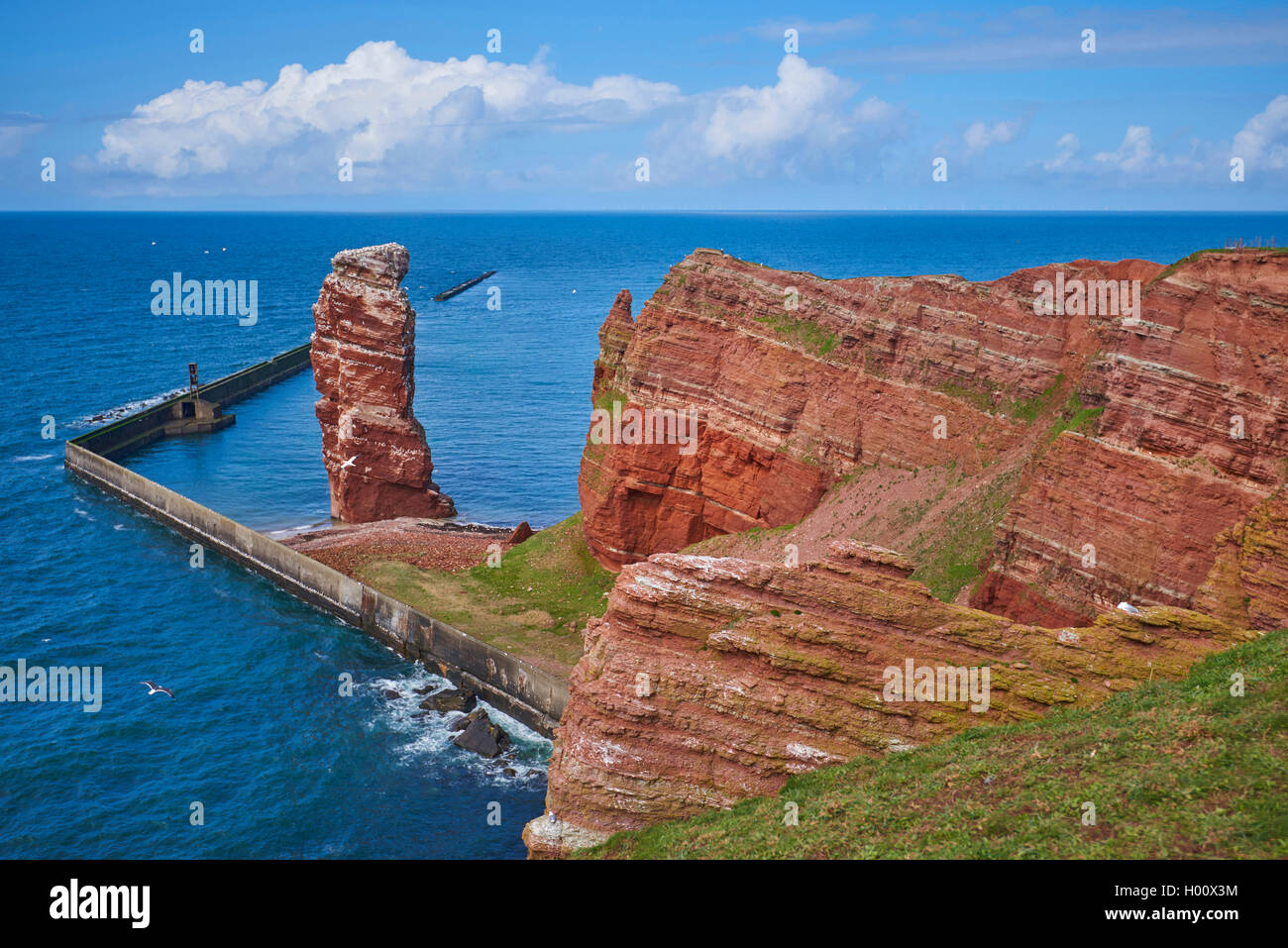 Lange Anna, Deutschland, Schleswig-Holstein-Helgoland Stockfoto