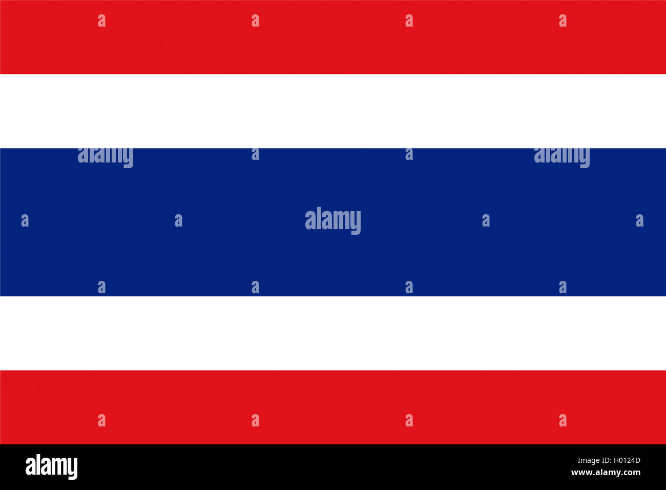 Flagge Thailand, Thailand Stockfoto