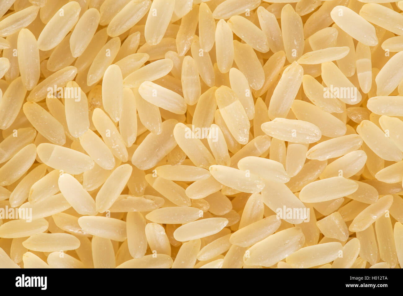 Das parboiled-Reis-Muster. Ansicht von oben. Stockfoto