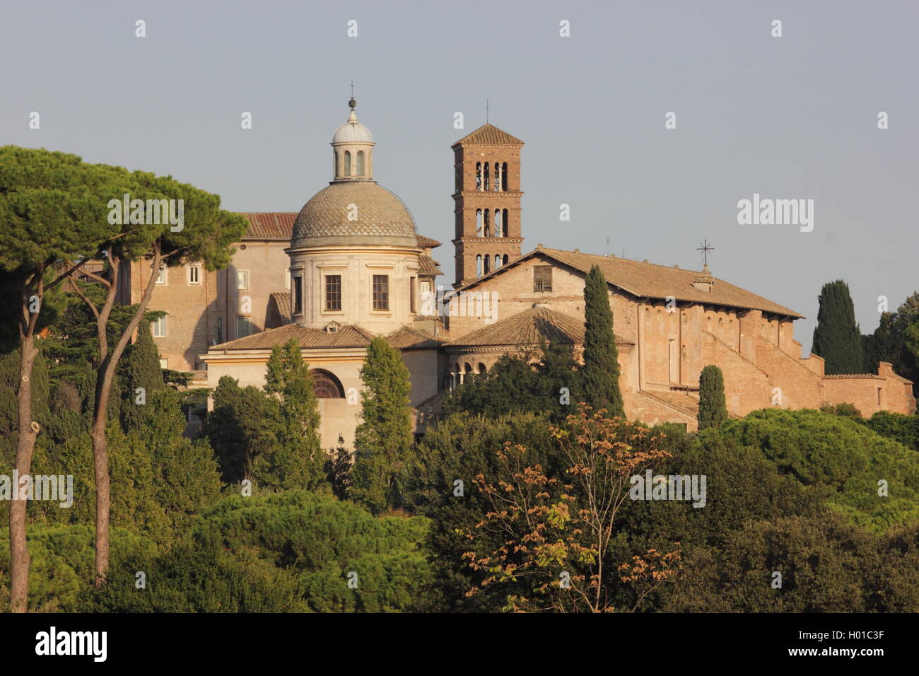 Eine schöne Aussicht auf Rom, Italien Stockfoto