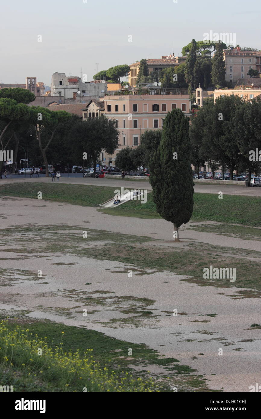 Einen schönen Blick auf Circo Massimo, Rom, Italien Stockfoto