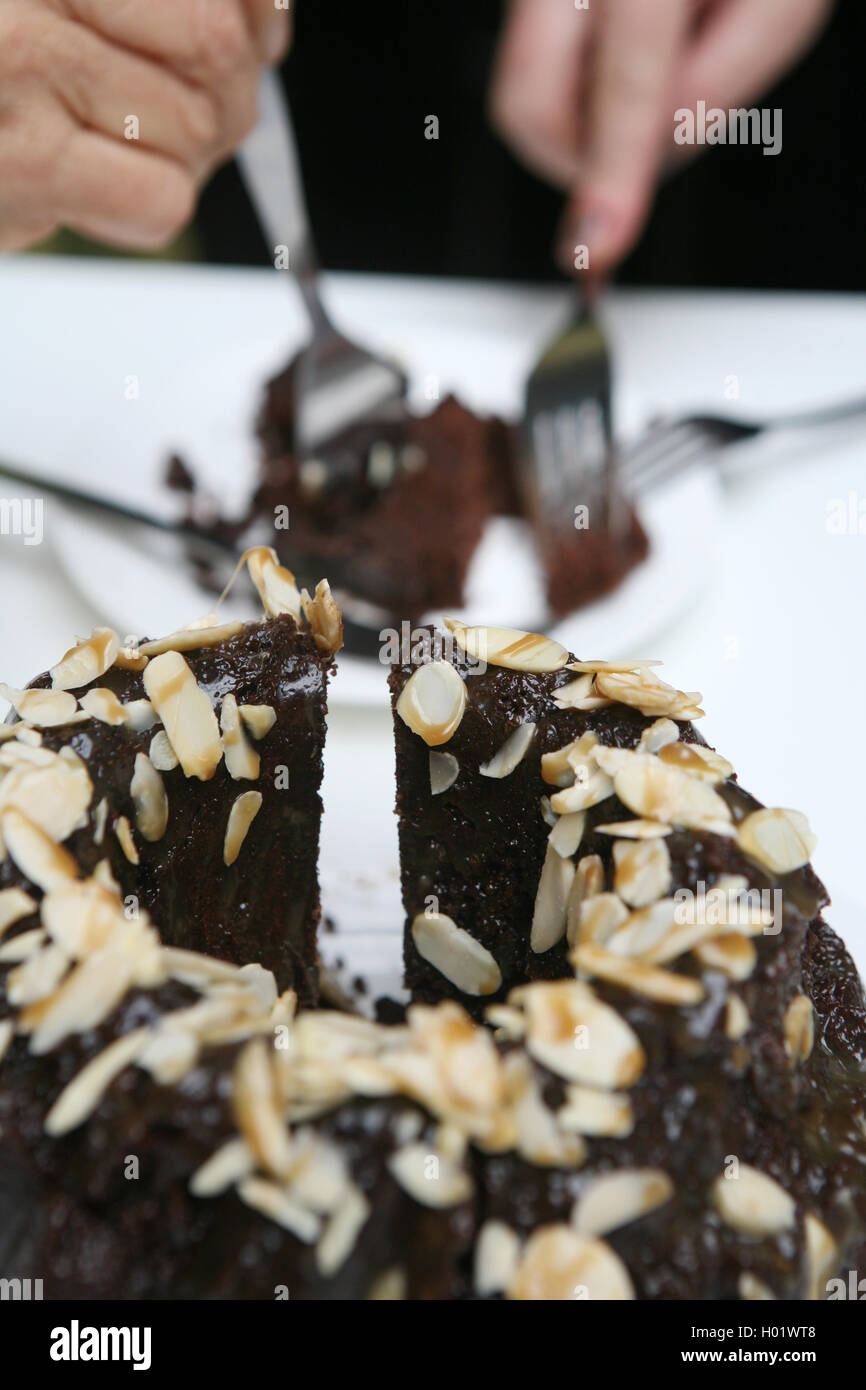 Büro Bake Off hausgemachte Kuchen Stockfoto