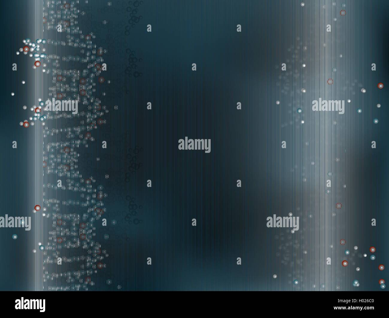DNA-Struktur in blauem Hintergrund Stock Vektor