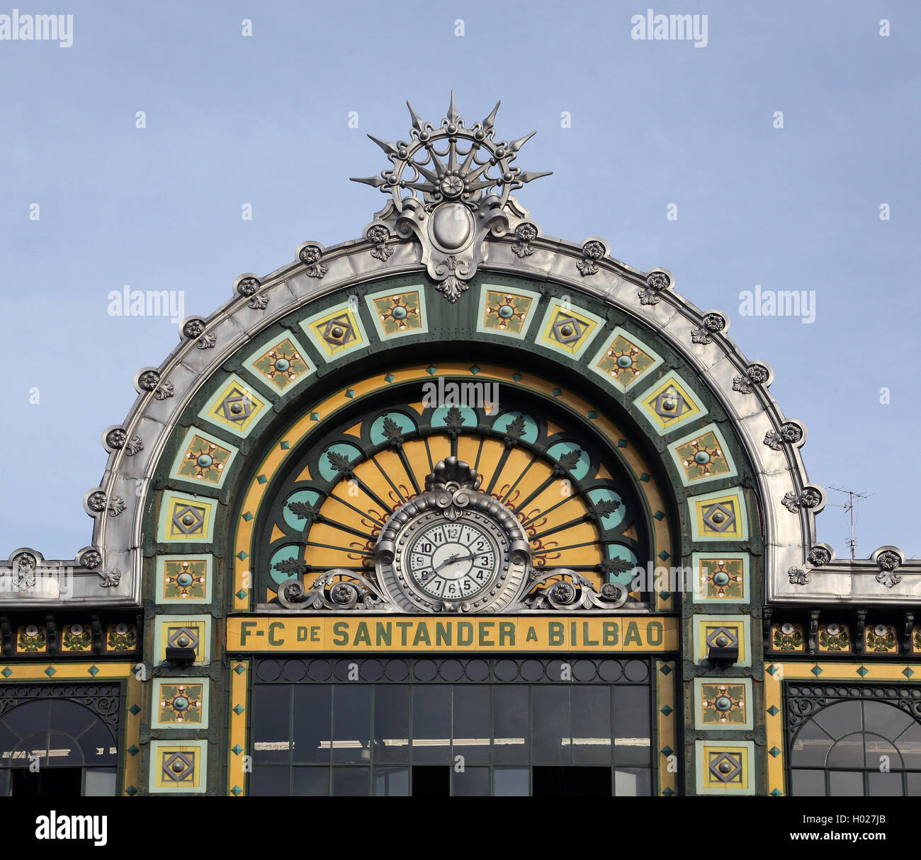 Concordia Bahnhof Bilbao Baskenland Biskaya Spanien Stockfoto