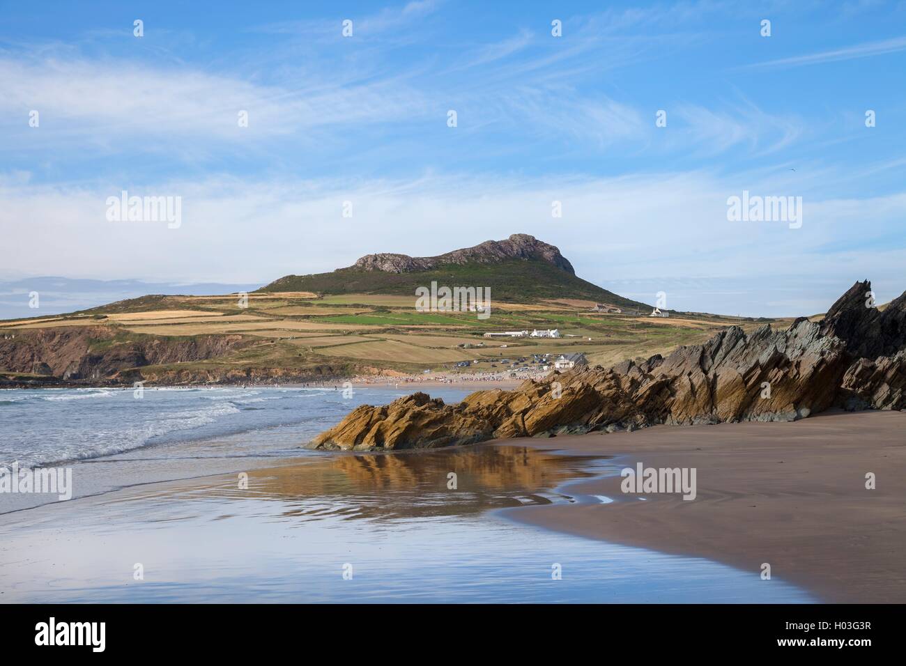 Whitesands Bay, Pembrokeshire, Wales, Großbritannien Stockfoto