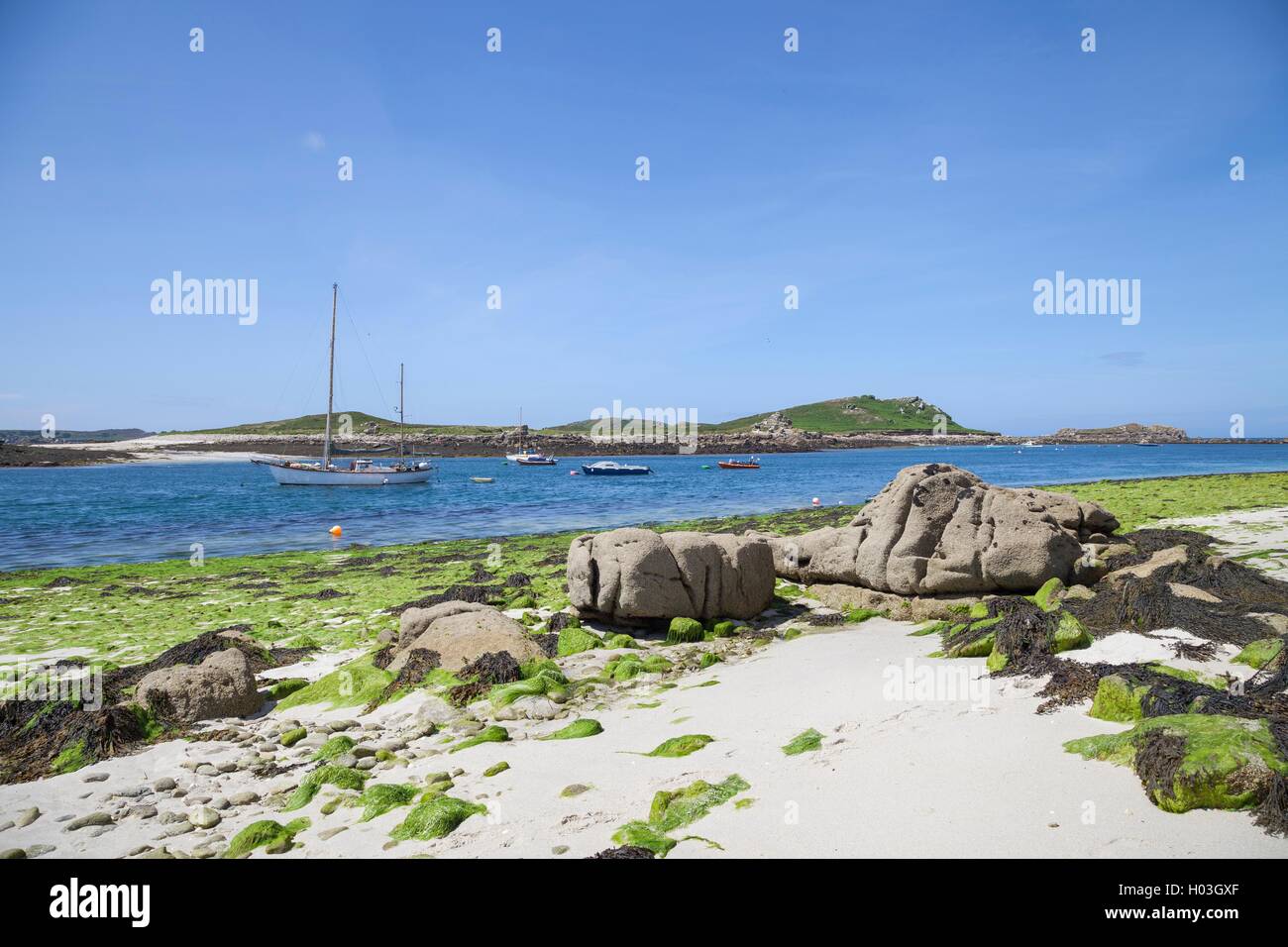 St.-Martins Wohnungen, Isles of Scilly, England Stockfoto