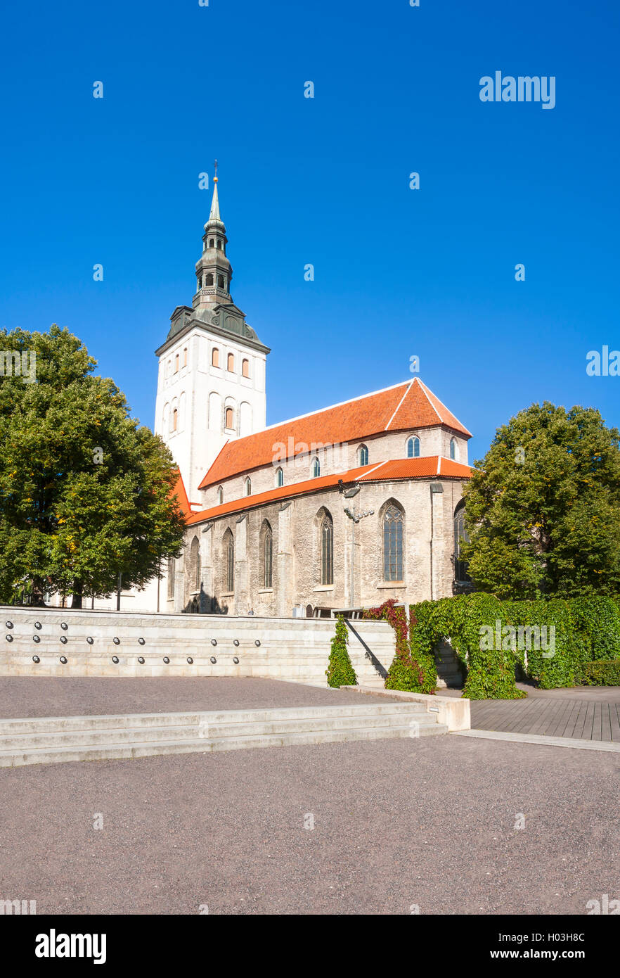 St.-Nikolaus-Kirche in der Altstadt von Tallinn, Estland Stockfoto