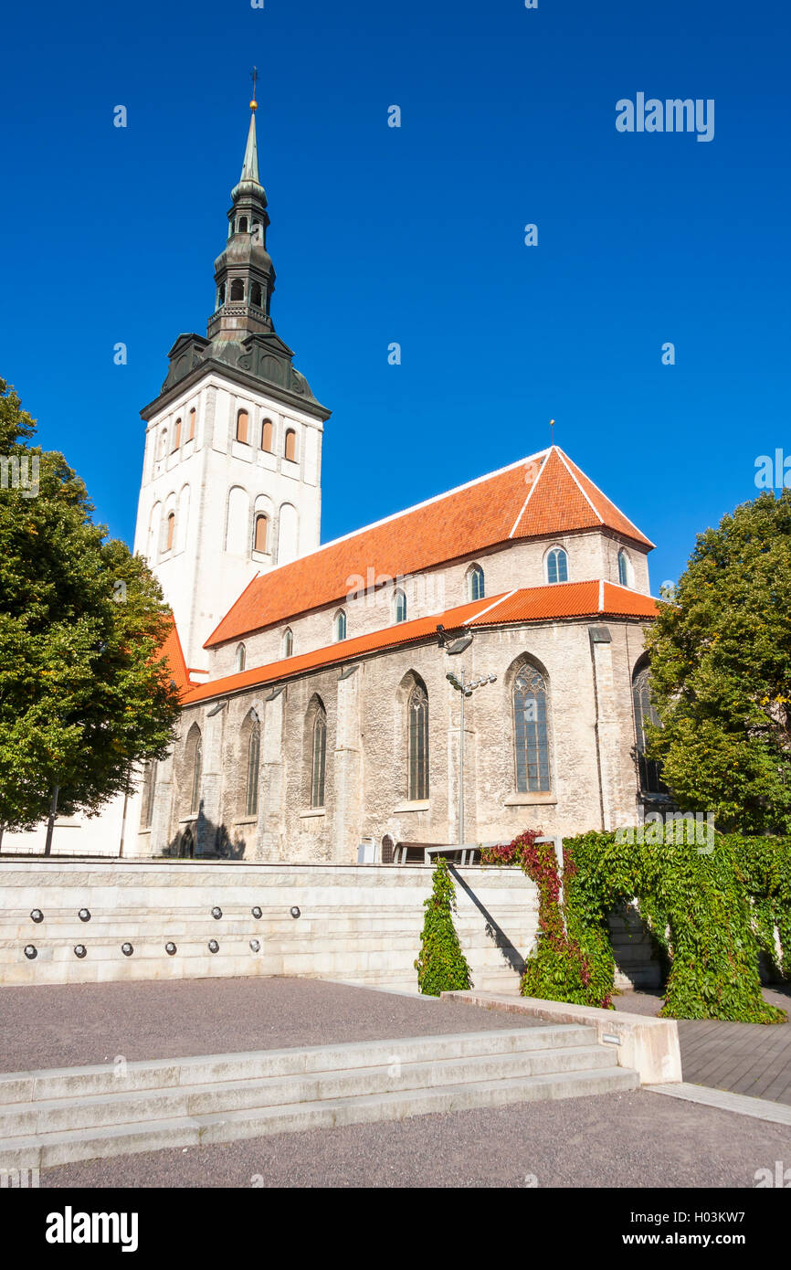 St.-Nikolaus-Kirche in der Altstadt von Tallinn, Estland Stockfoto