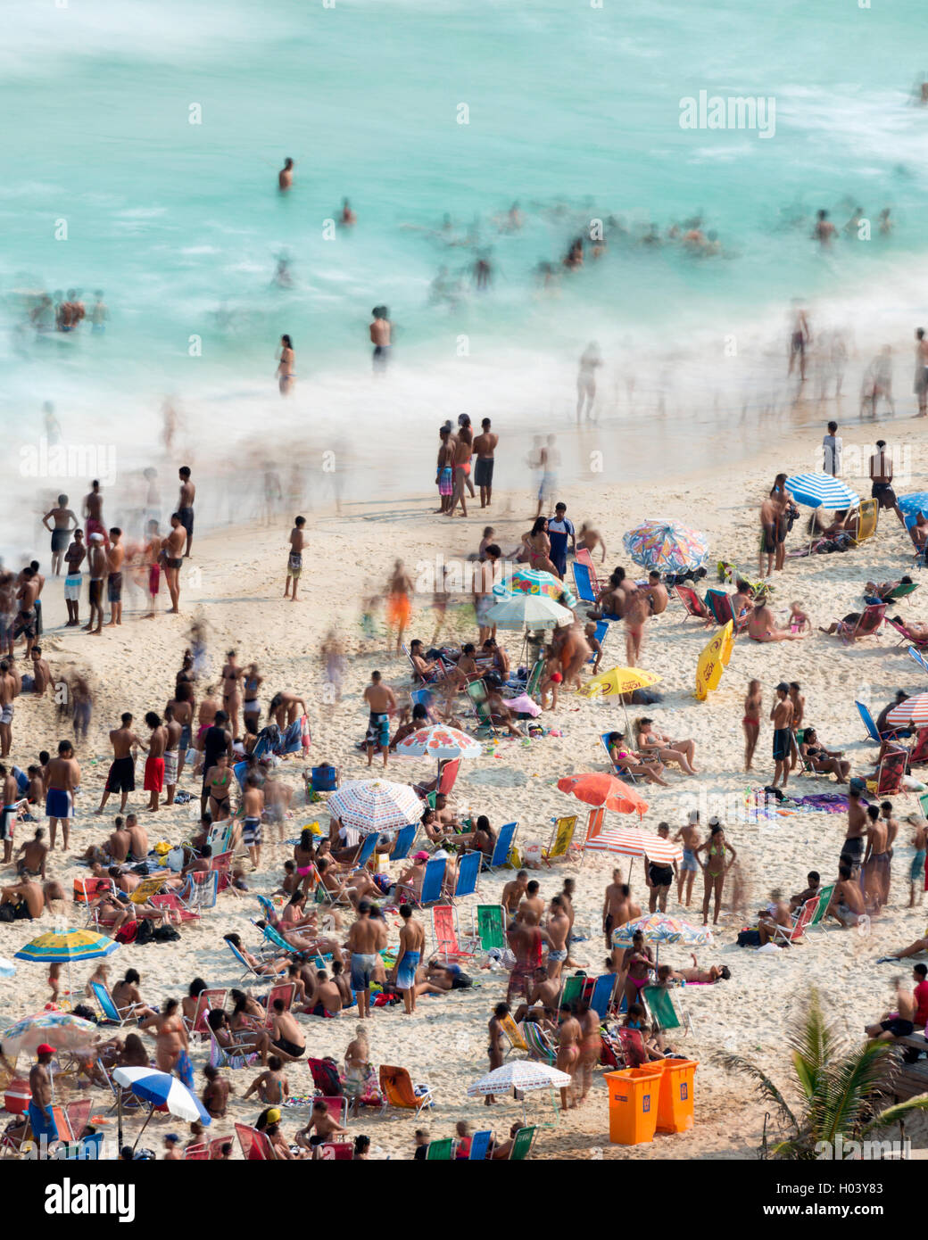 Strand Rio De Janeiro Brasilien Stockfoto