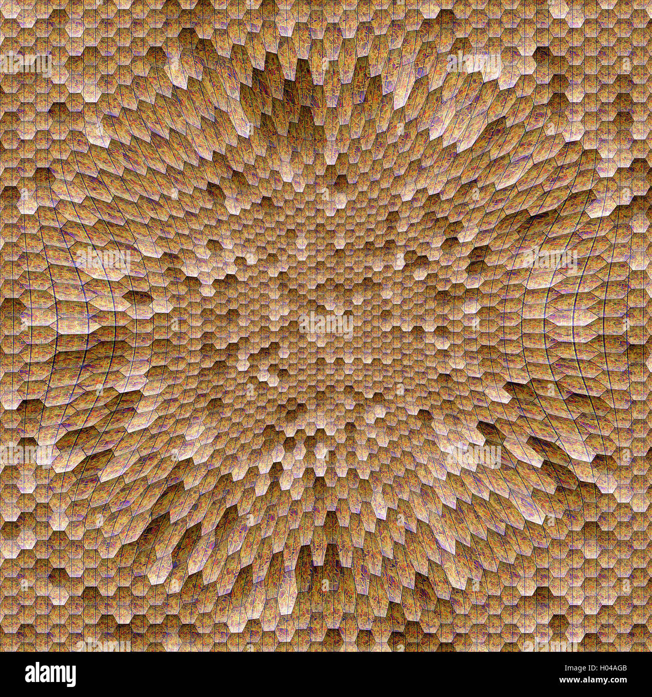 Abstrakte Kiefer patter Hintergrund des abstrakten Verlaufs mit visuellen Mosaik und Pinch-Effekte, gut für Ihr Projektdesign Stockfoto
