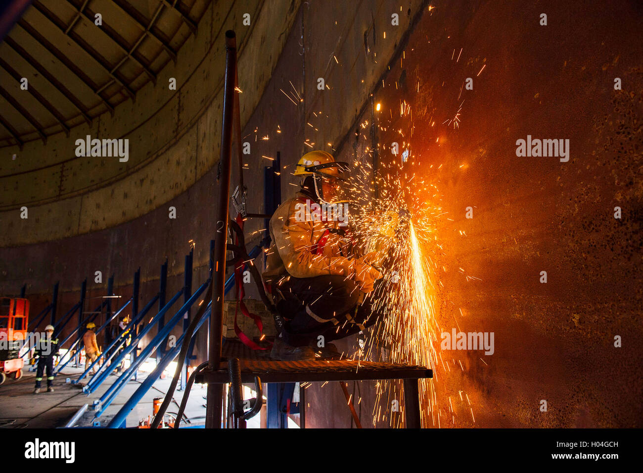 Baumaschinen Stockfoto