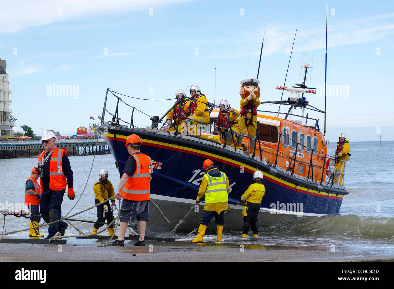 Llandudno Rettungsboot 12-006, Andy Pearce, Stockfoto