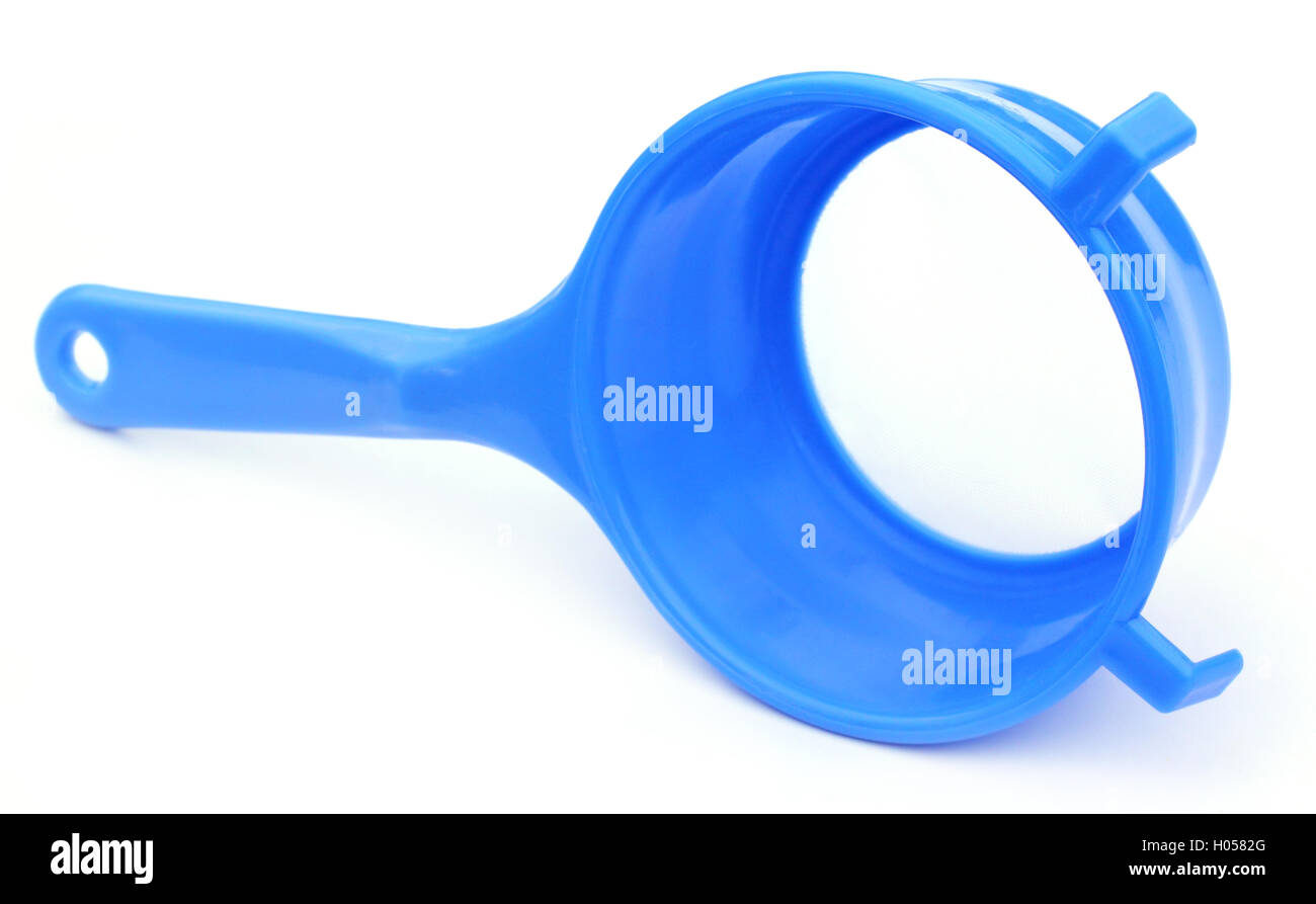 Kunststoff Teesieb Stockfoto