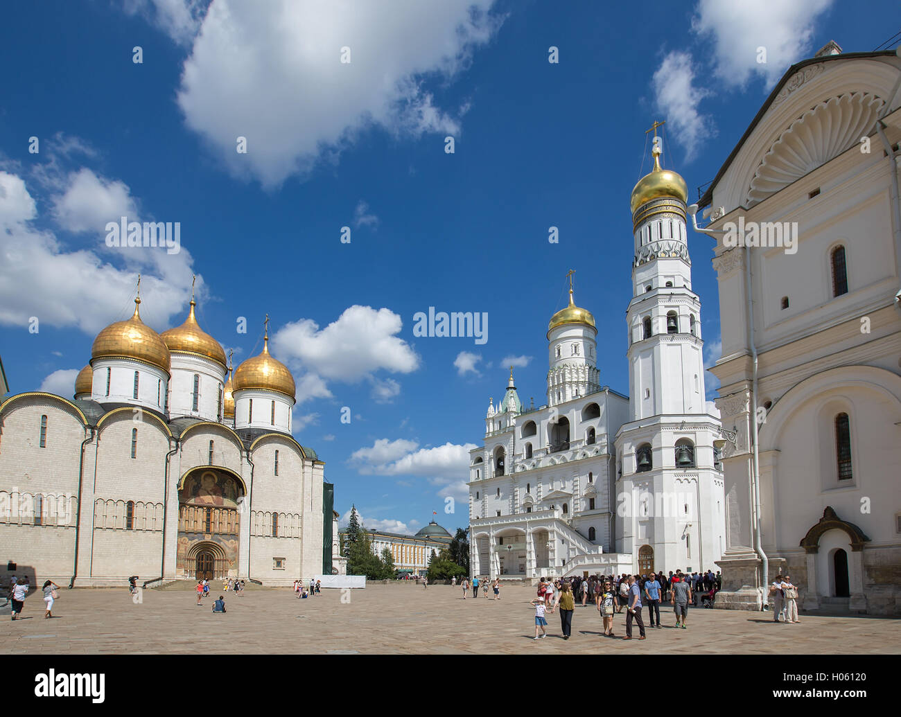 Sehenswürdigkeiten innerhalb des Moskauer Kreml Stockfoto