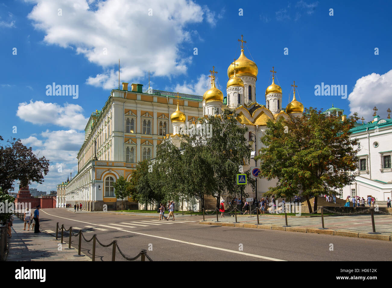 Sehenswürdigkeiten innerhalb des Moskauer Kreml Stockfoto