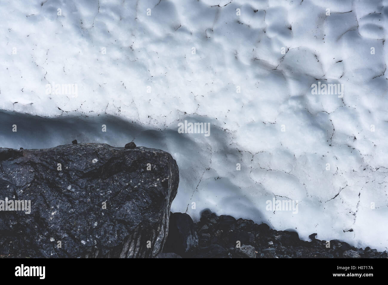 Großen vier Eishöhlen Stockfoto