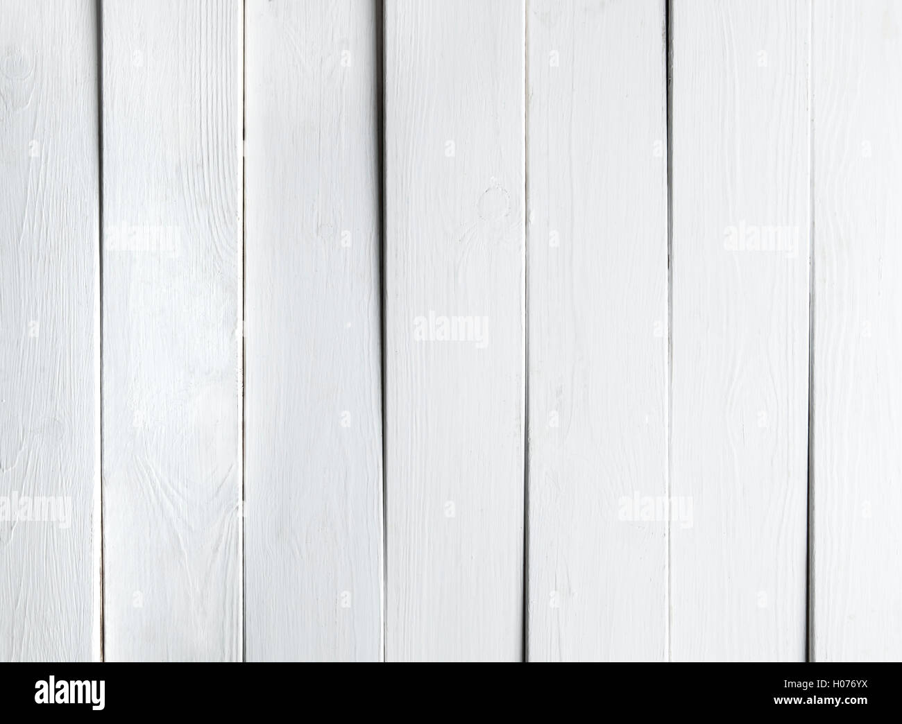 Weiße Holzwand Textur Hintergrund. Der Kiefer Plank weiße Textur Hintergrund Stockfoto