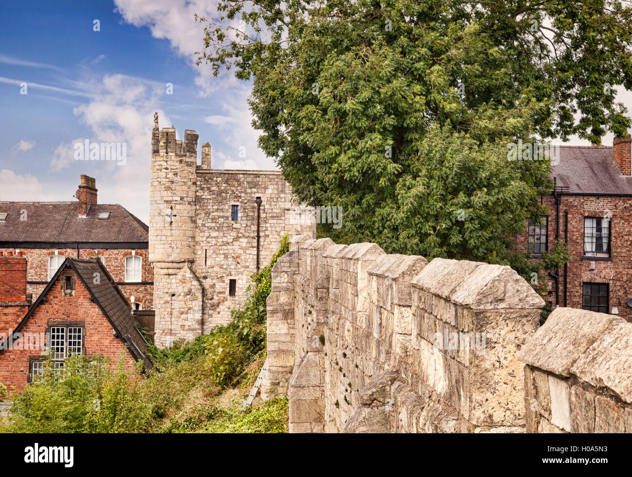 York City Walls, North Yorkshire, England, UK Stockfoto