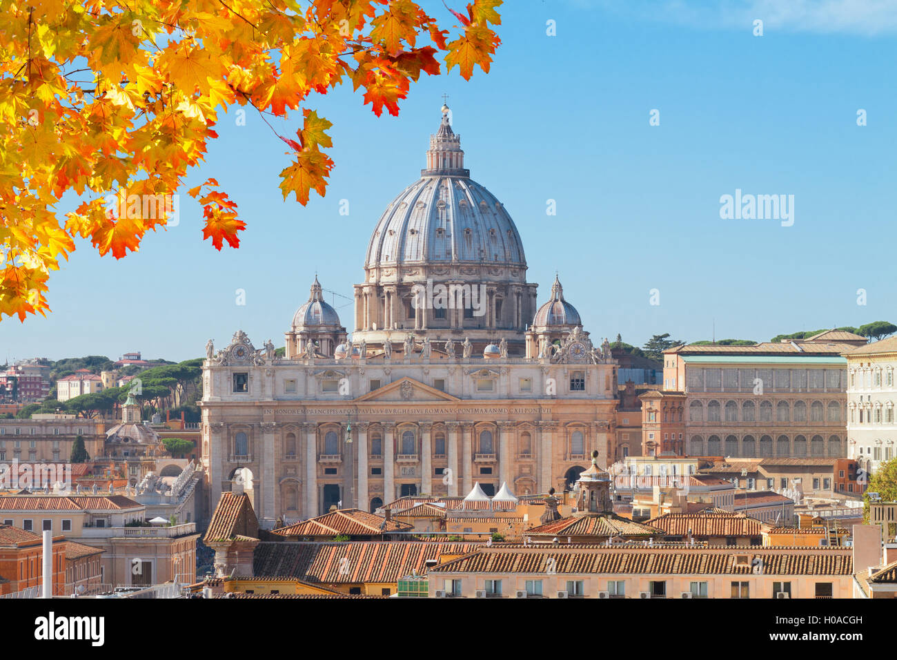Petersdom in Rom, Italien Stockfoto