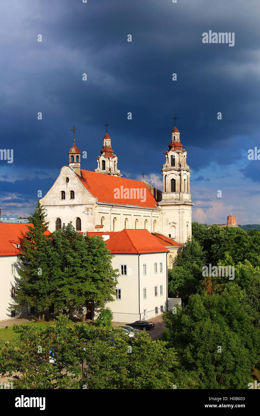 Kirche von St. Raphael der Erzengel in Vilnius, Litauen Stockfoto