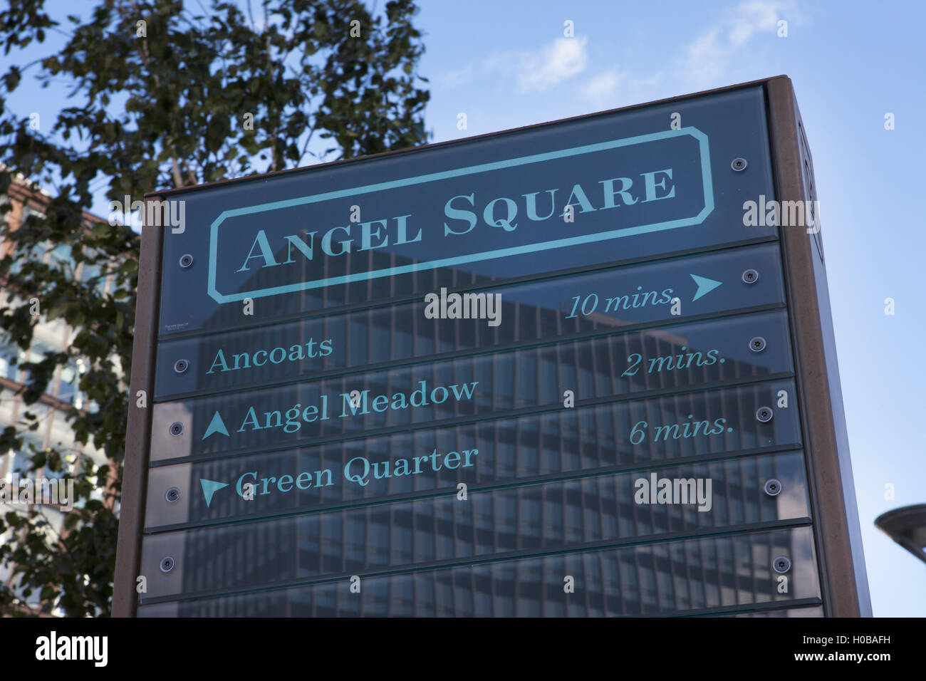 Der Hauptsitz der Co-operative Group, Manchester, in 2011 erbaut, ist das Herzstück der NOMA Bereich der Regeneration in der Stadt. Stockfoto