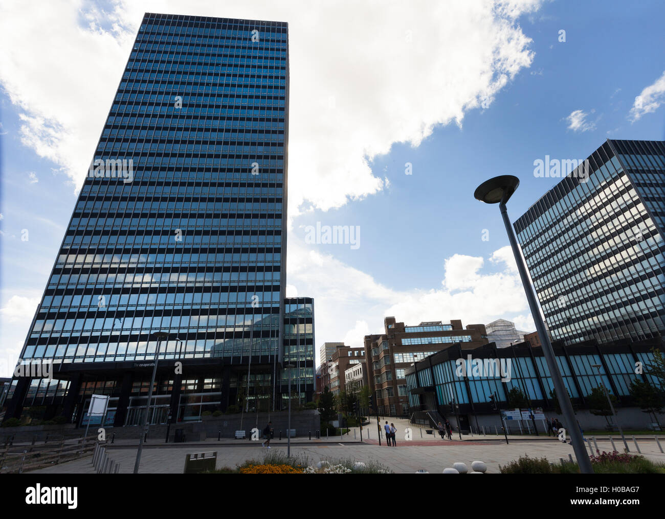 Der Hauptsitz der CIS-Versicherungsgruppe, Manchester, erbaut im Jahr 1962 war es kurzzeitig das höchste Gebäude in Großbritannien. Stockfoto