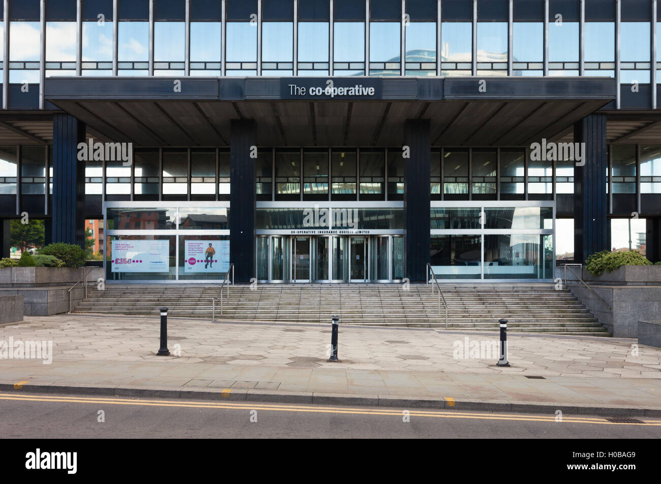 Der Hauptsitz der CIS-Versicherungsgruppe, Manchester, erbaut im Jahr 1962 war es kurzzeitig das höchste Gebäude in Großbritannien. Stockfoto