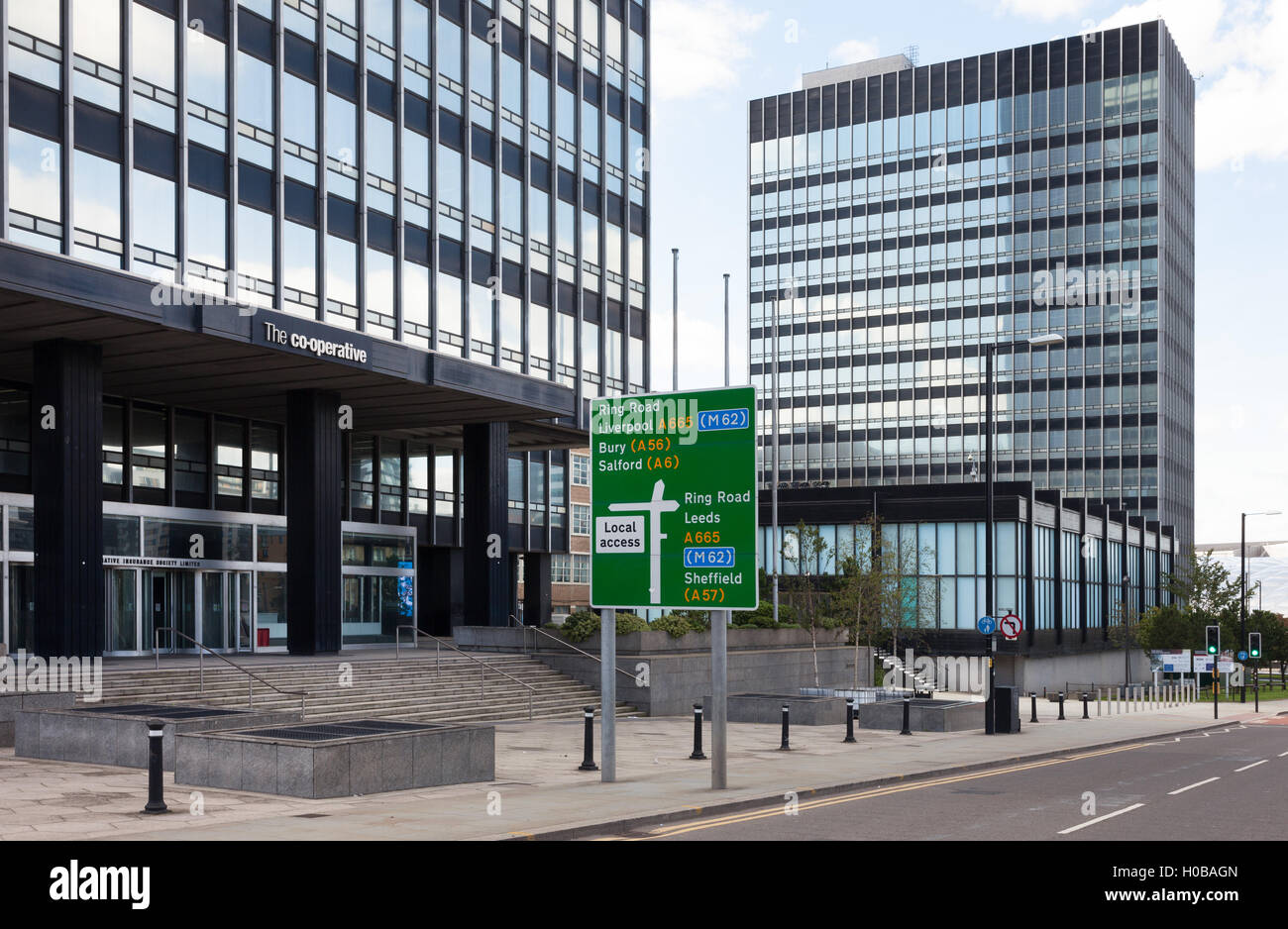 Der Hauptsitz der CIS-Versicherungsgruppe, Manchester, erbaut im Jahr 1962 war es kurzzeitig das höchste Gebäude in Großbritannien. Stockfoto