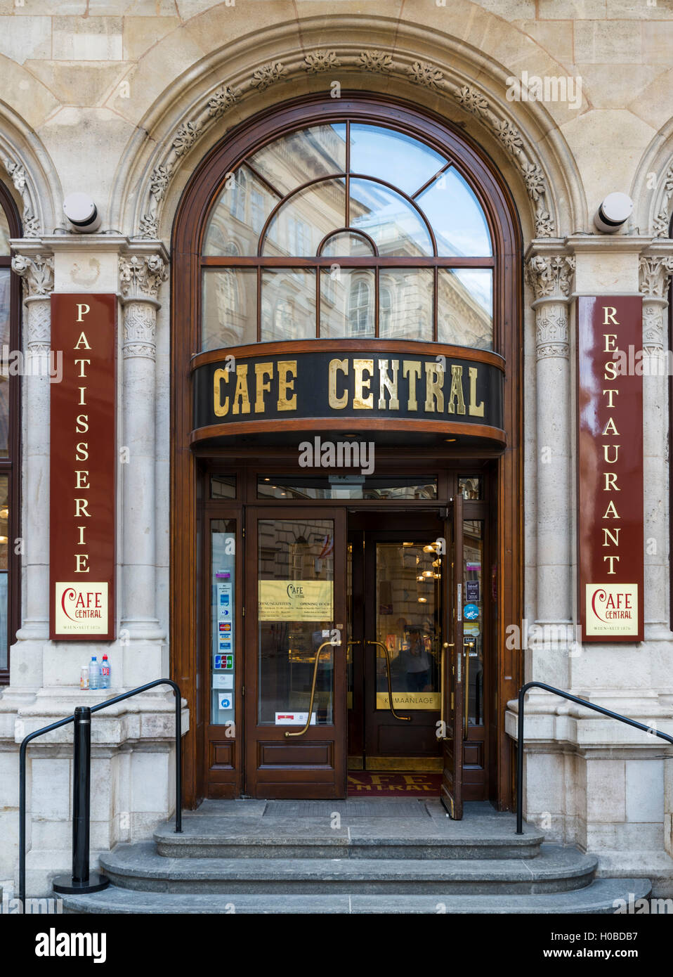 Das berühmte Cafe Central Herrengasse in die Innere Stadt, Wien, Österreich Stockfoto