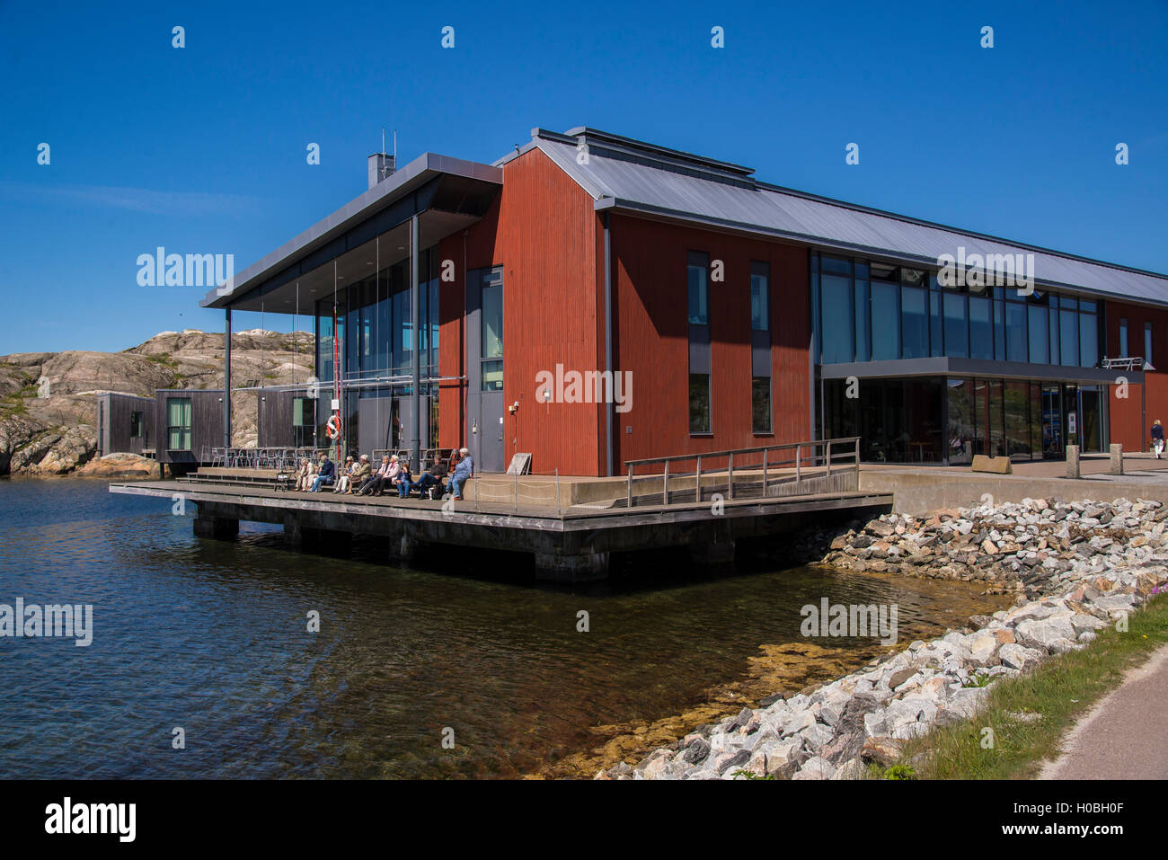 Das nordische Aquarell Museum in Skärhamn auf der Insel Tjörn in Schwedens Westküste Archipel Stockfoto