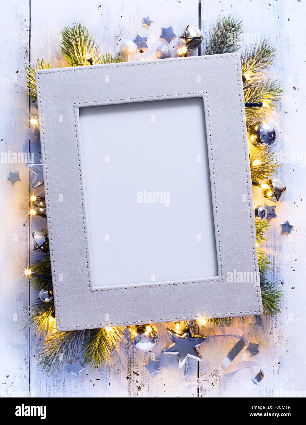 Kunst Weihnachten Urlaub Dekoration Hintergrund Stockfoto