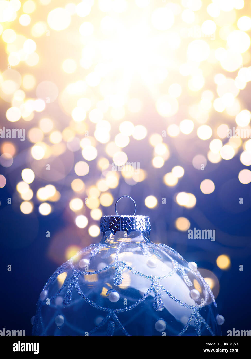 Kunst Weihnachten Hintergrund; Weihnachtsbaum-Licht Stockfoto