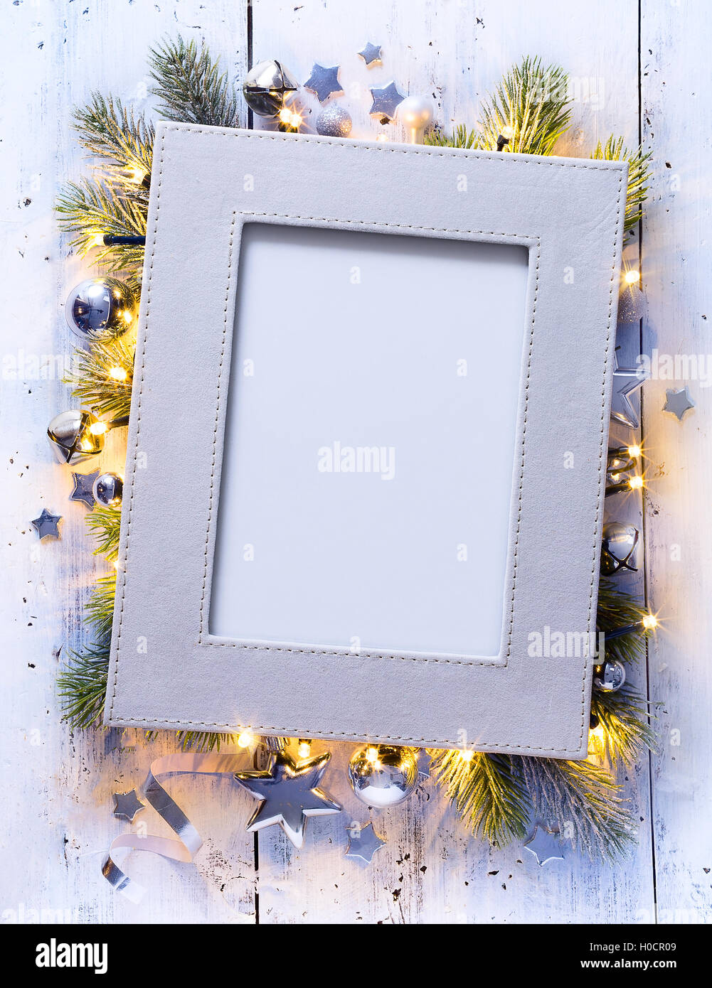 Kunst Weihnachten Urlaub Dekoration Hintergrund Stockfoto