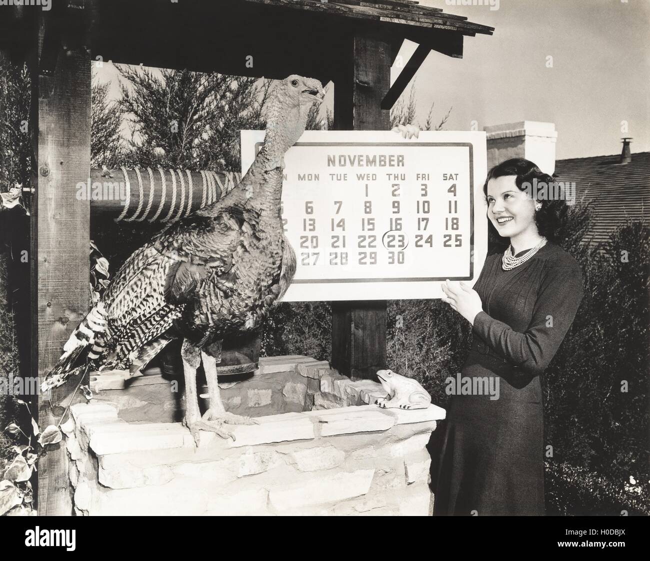 Überlebenden Thanksgiving Stockfoto