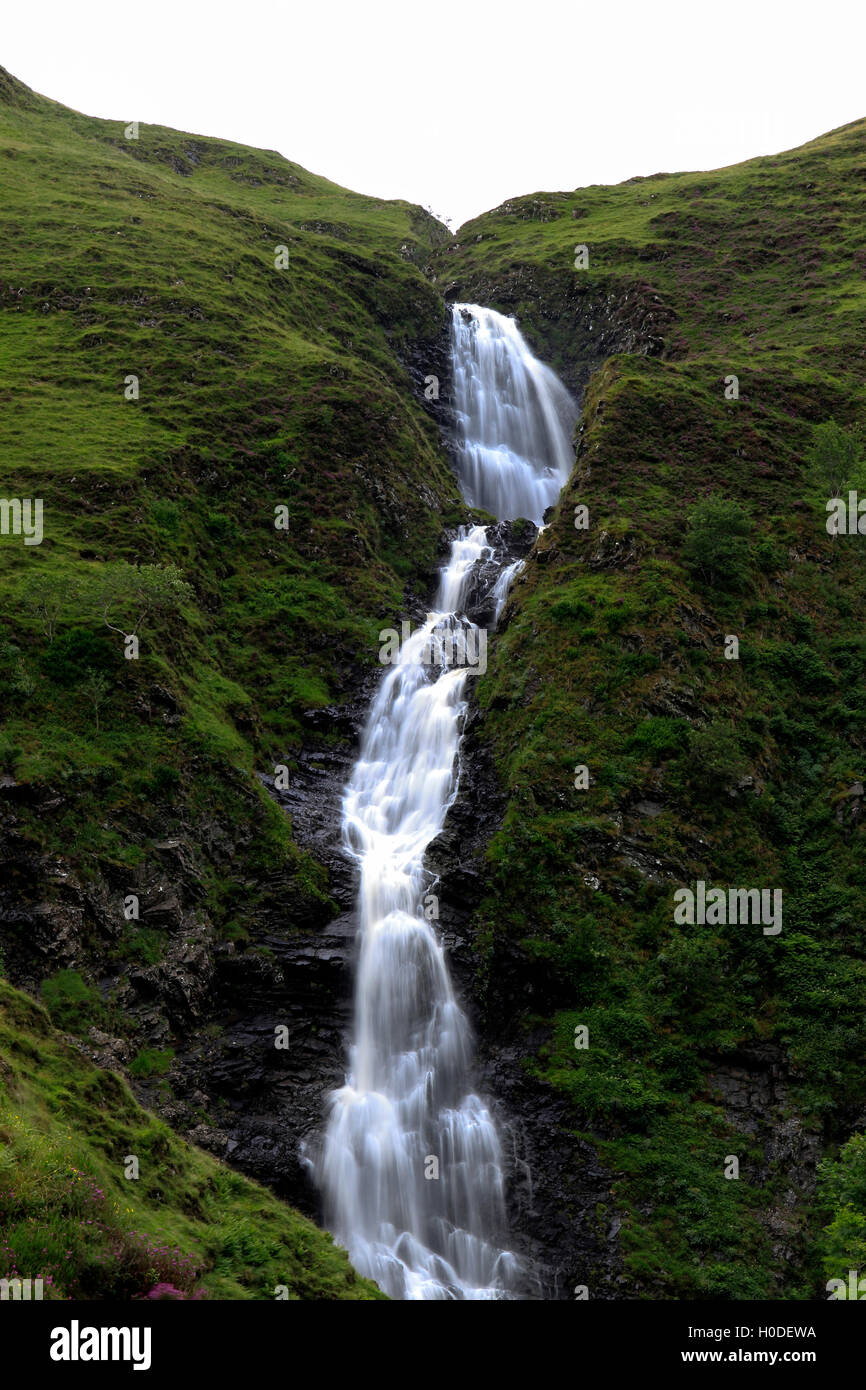 Grey Mare Tail Wasserfall in der Nähe von Moffat, Scottish Borders, Schottland, Großbritannien Stockfoto