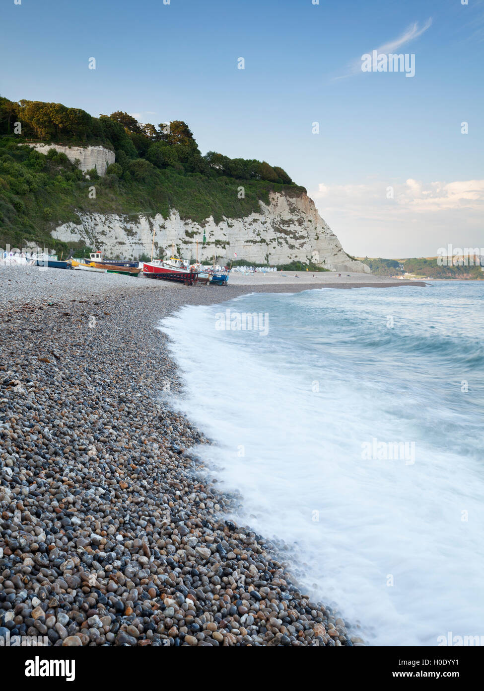Bier-Strand, Bier, Devon, England, Vereinigtes Königreich Stockfoto