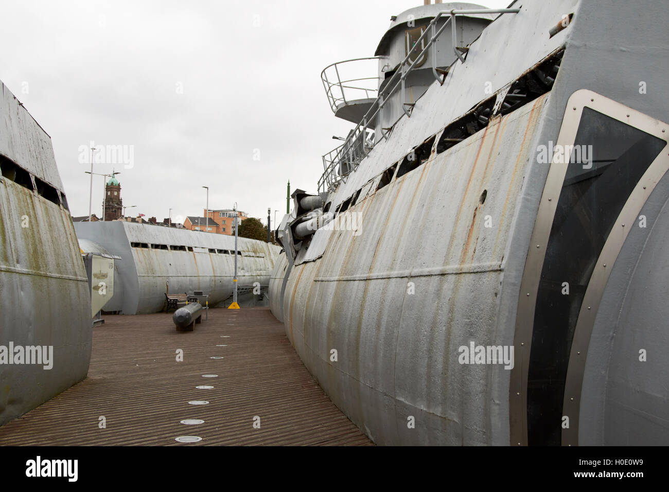 u-534 u-Boot-Museum im u-Boot Geschichte Liverpool Merseyside UK Stockfoto