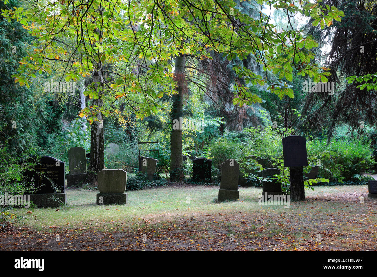 Berlin-Prenzlauer Berg-Leisepark Stockfoto