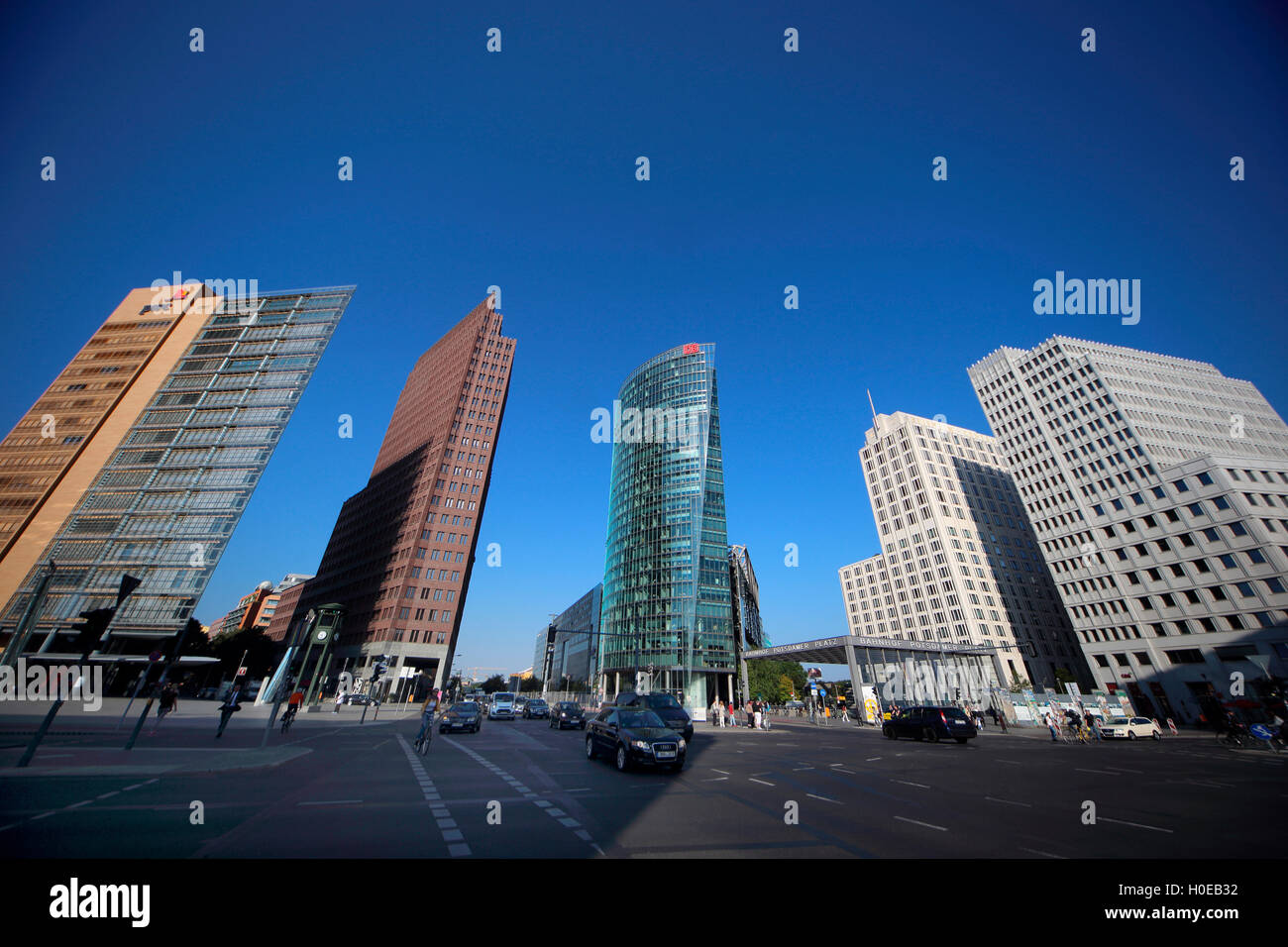 Berlin Potsdamer Platz Potsdamer Platz Stockfoto